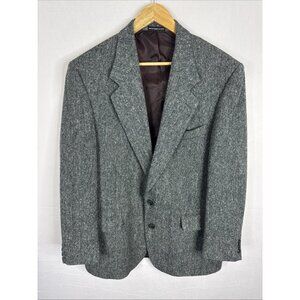 Magee Donegal Tweed Sport Coat Blazer Men’s 42R Virgin Wool Ireland Green Gray